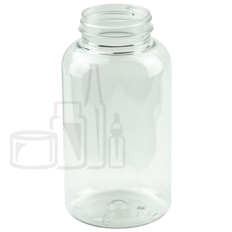 625cc Clear PET Plastic Packer Bottle 53-400 (122/case)