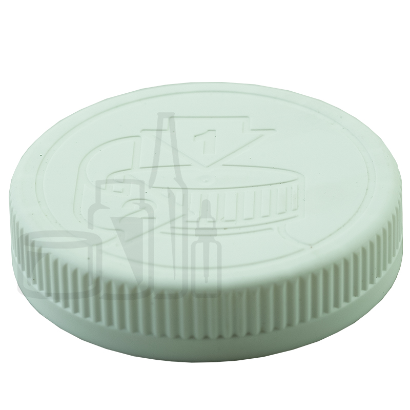 White CRC (Child Resistant Closure) Cap 70-400 (F39) FS3-19/C25P .035 PL FOAM LINER(400/case)