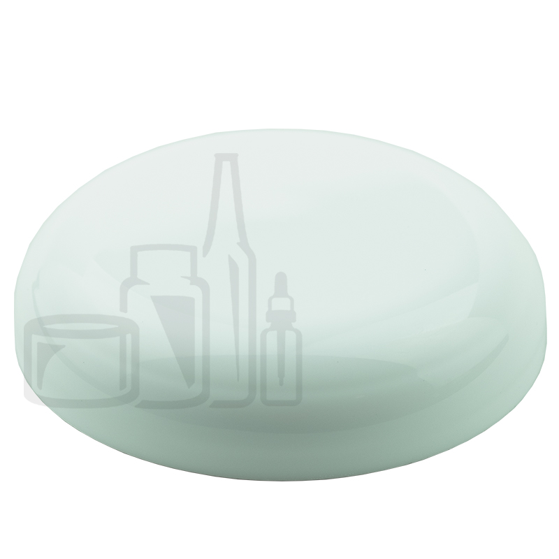 White Smooth CT Dome Style Closure 58-400 UNLINED - 950/case