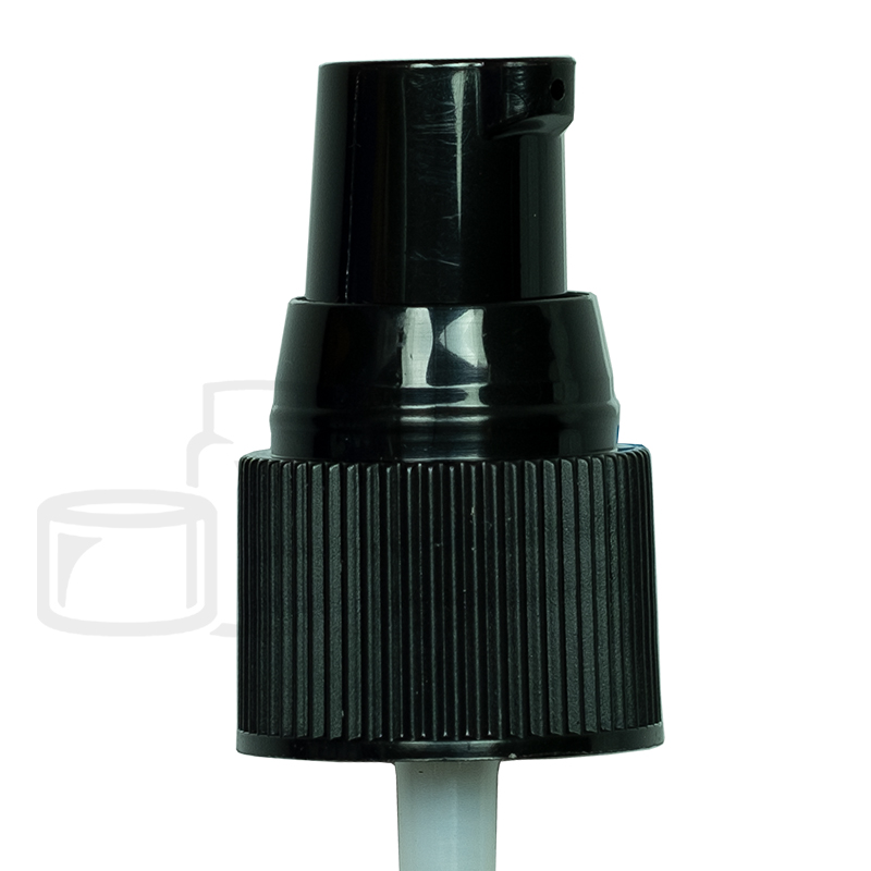 BLACK Treatment Pump Ribbed Skirt 20-410 3.75 inch Dip Tube