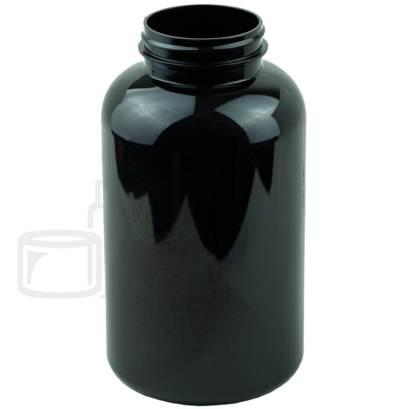 750cc Dark Amber PET Plastic Packer Bottle 53-400(102/cs)