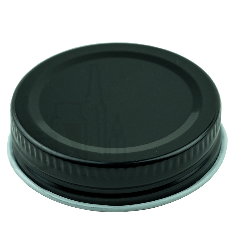 Black Metal 48-400 Lid with standard plastisol liner - 2205/case