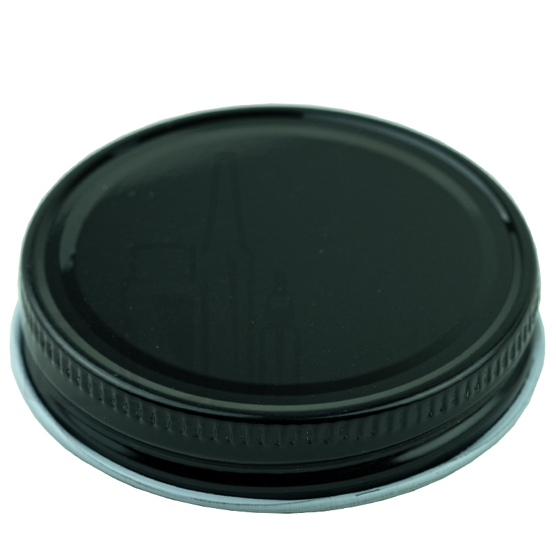 Black Metal 53-400 Lid with standard plastisol liner - 2288/case