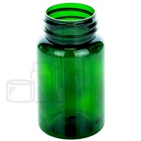 100cc Green PET Plastic Packer Bottle 38-400(600/case)