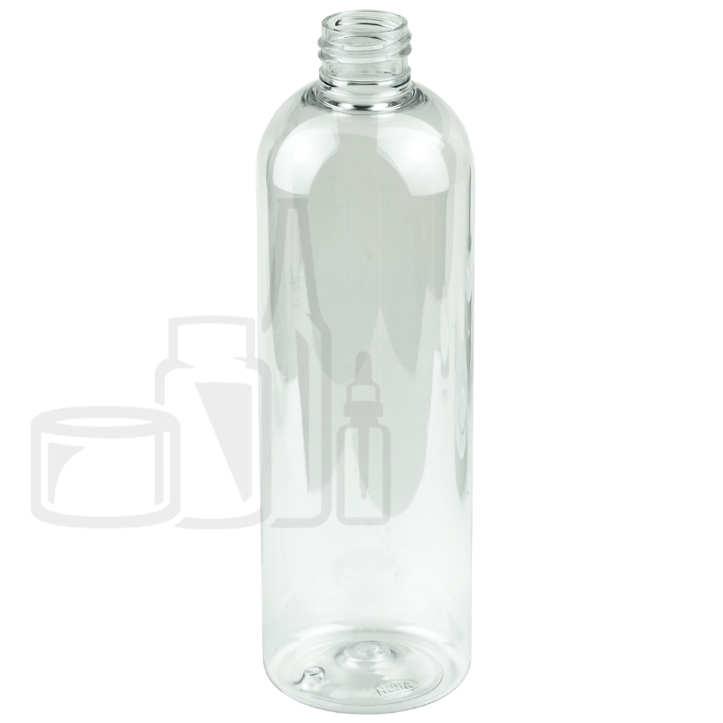 Plastic Clear Bullet (Cosmo Round) Bottles