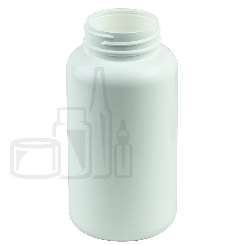 300cc White HDPE Plastic Packer Bottle 45-400(150/cs)