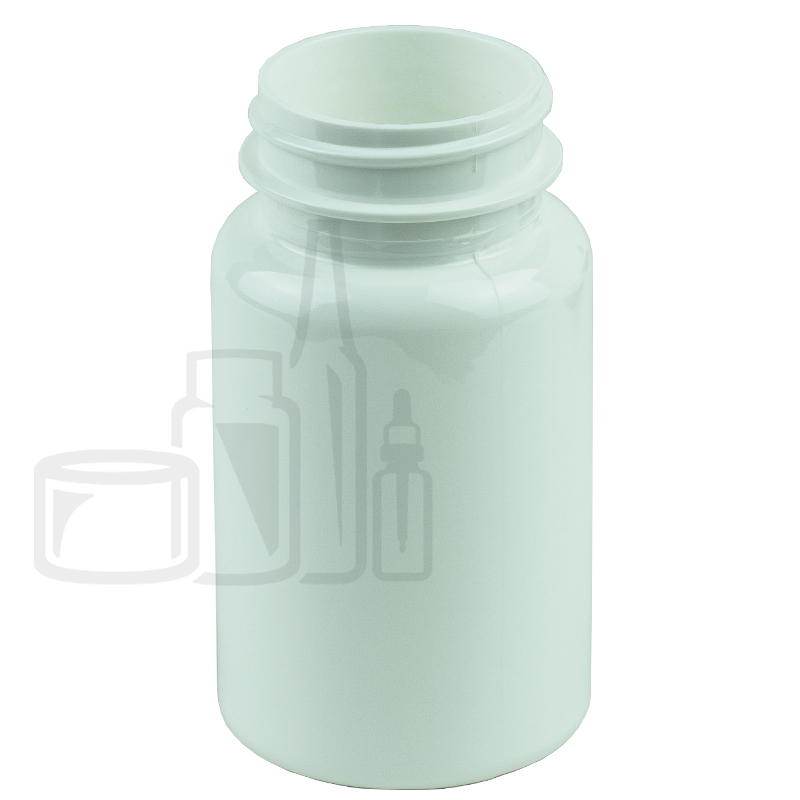 100cc White PET Plastic Packer Bottle 38-400(600/case)