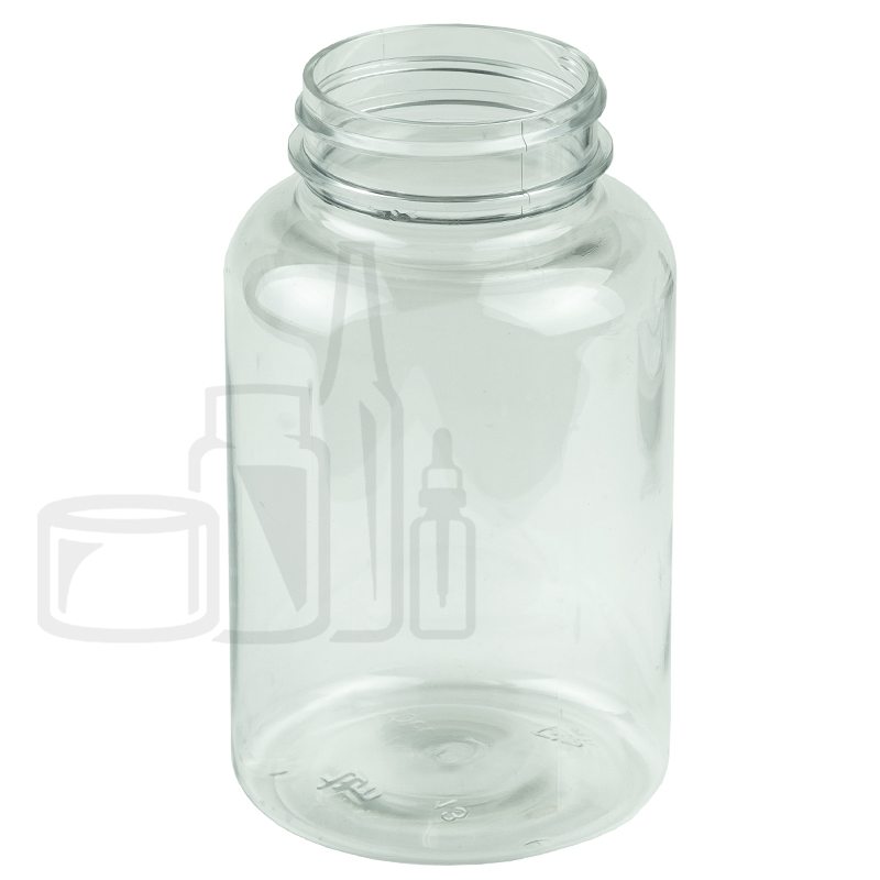 250cc Clear PET Plastic Packer Bottle 45-400(300/case)