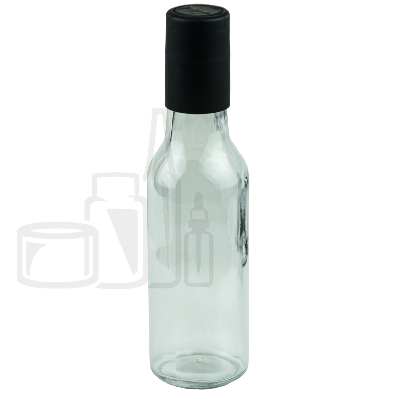 5oz Clear Glass Woozy Bottle (120/cs)