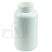 400cc White HDPE Plastic Packer Bottle 45-400