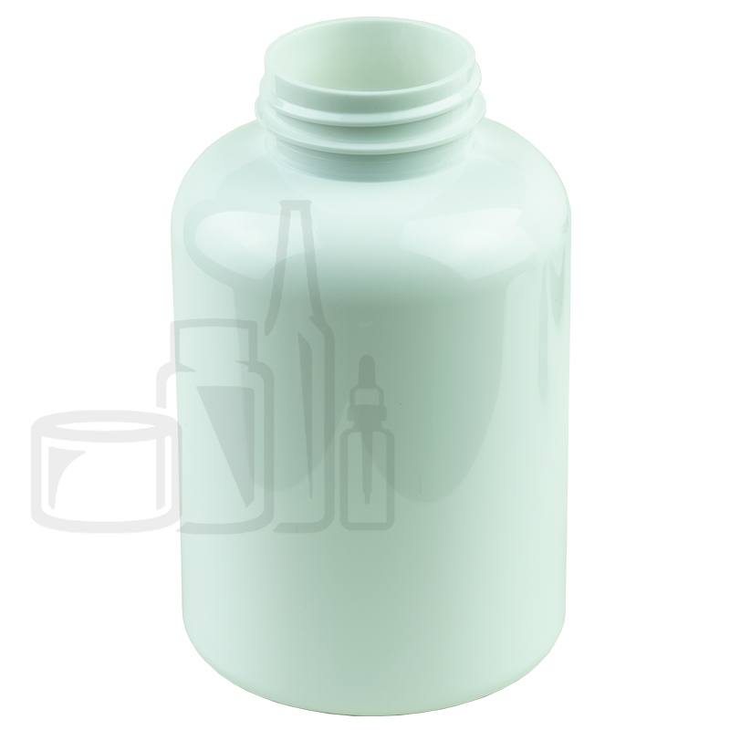 500cc White PET Plastic Packer Bottle 45-400(147/case)