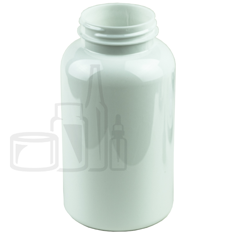 500cc White PET Plastic Packer Bottle 53-400(140/case)