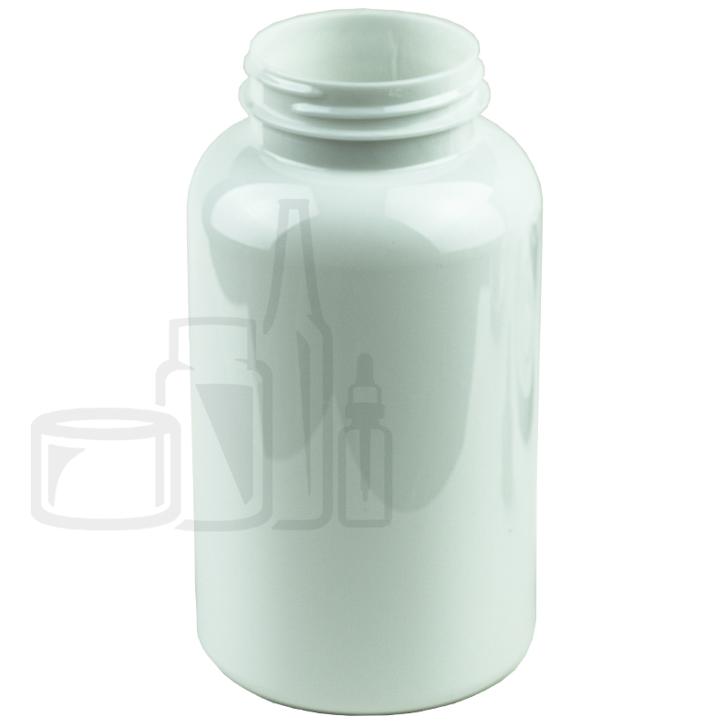 500cc White PET Plastic Packer Bottle 53-400(140/case) - Liquid