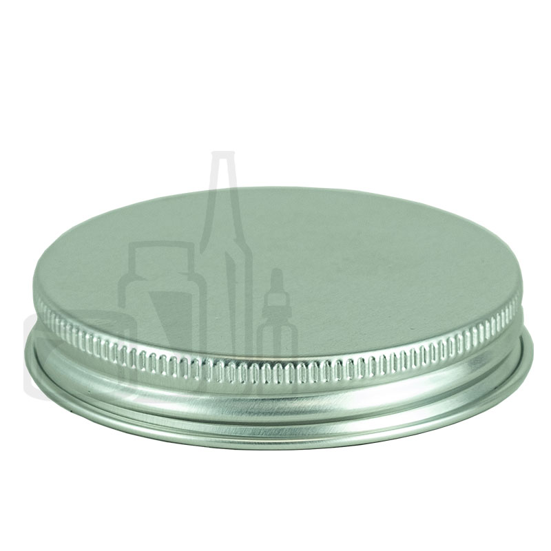 Silver Metal Lid 53-400 with standard plastisol liner - 2288/case