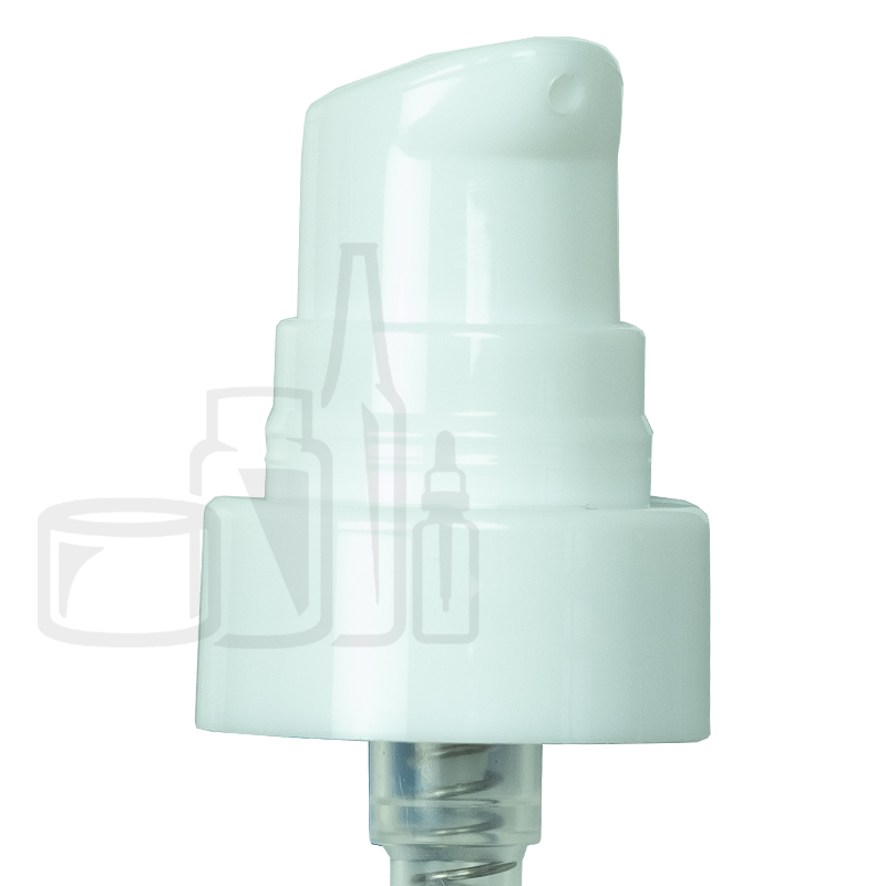 WHITE Treatment Pump Smooth Skirt 20-400 110MM Dip tube (1600/case)