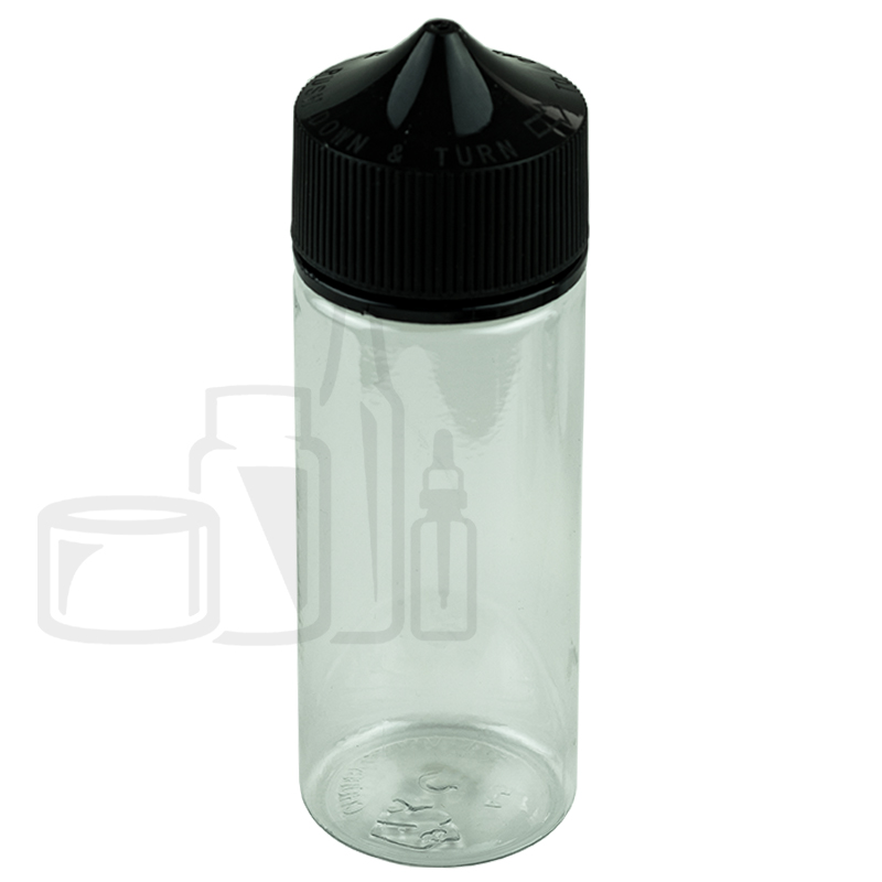 V3 - 120ML PET Plastic CHUBBY GORILLA W/ CRC/TE BLACK CAP(400/case)