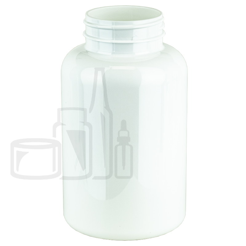 300cc White PET Plastic Packer Bottle 45-400(256/cs)