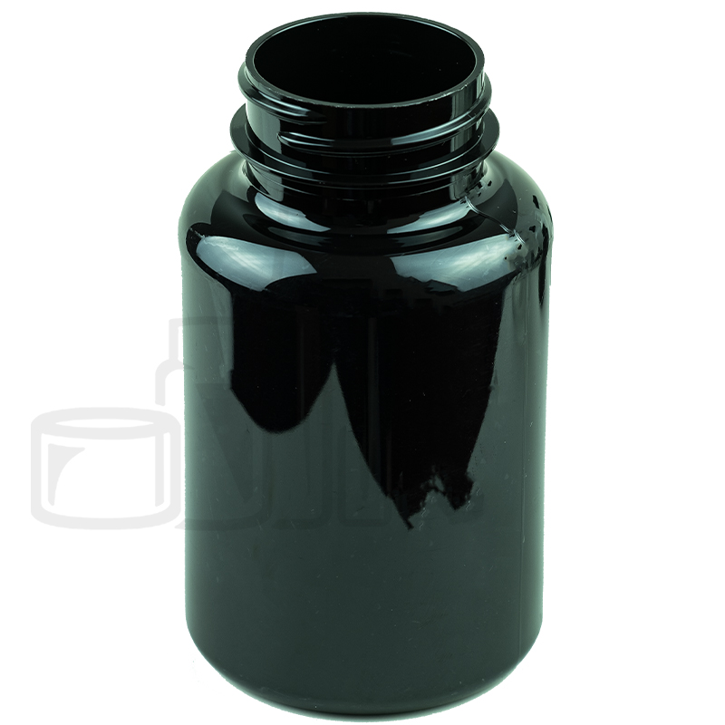 175cc Dark Amber PET Plastic Packer Bottle 38-400 (380/case)