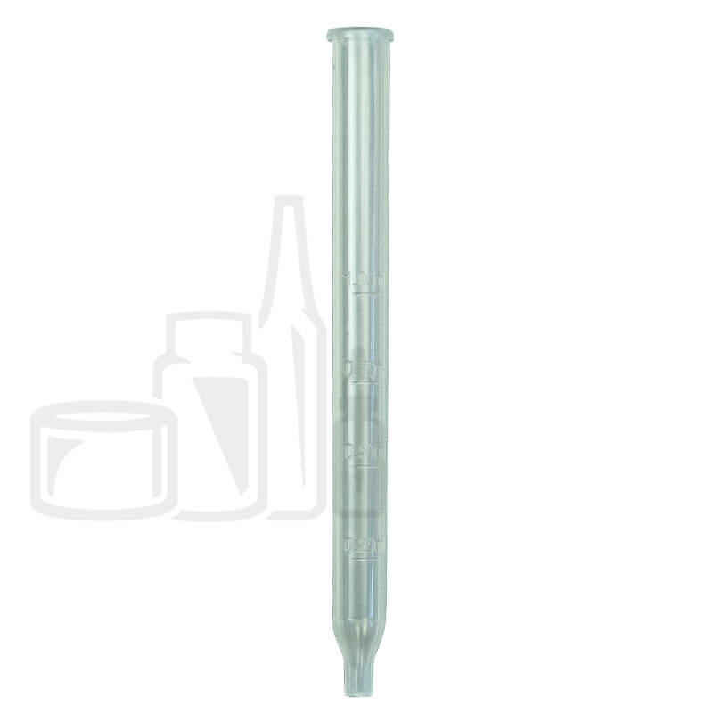 PP Plastic Pipette - 89mm Length with Markings