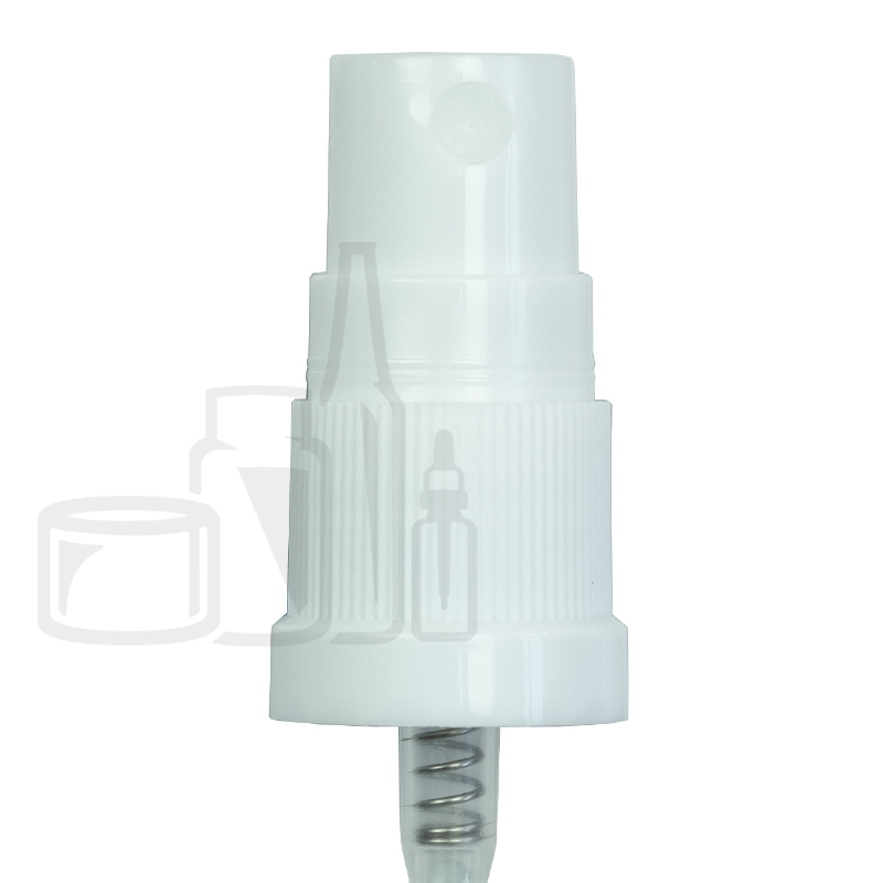 WHITE Fine Mist Sprayer Ribbed Skirt 18-415 62MM Dip Tube(1800/case)