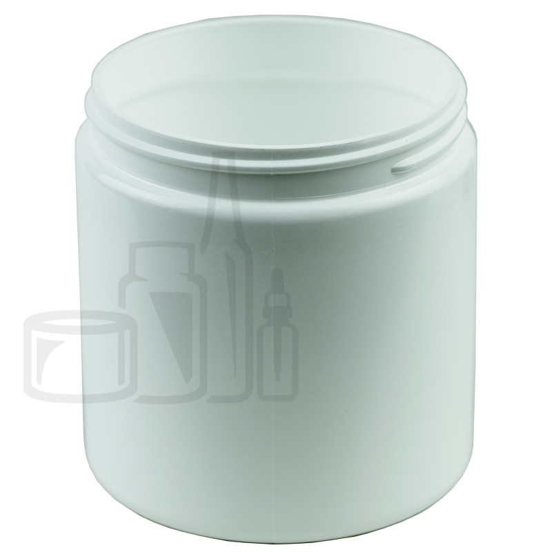 1 Gallon Tall White HDPE Plastic F-Style Bottle, 38mm 38-400, 150 Grams
