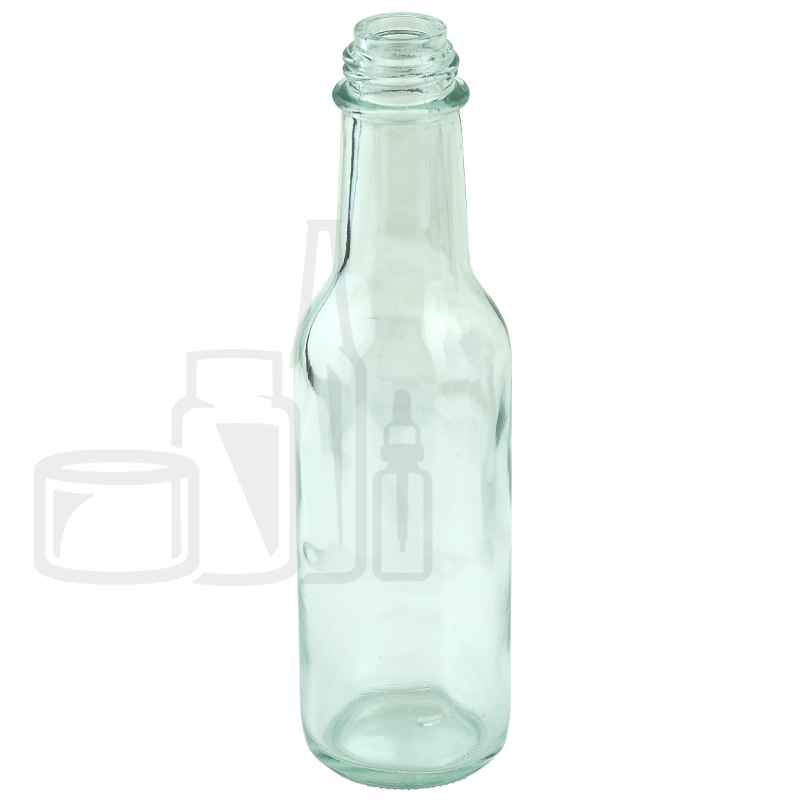 5oz Clear Glass Woozy Bottle (120/cs)