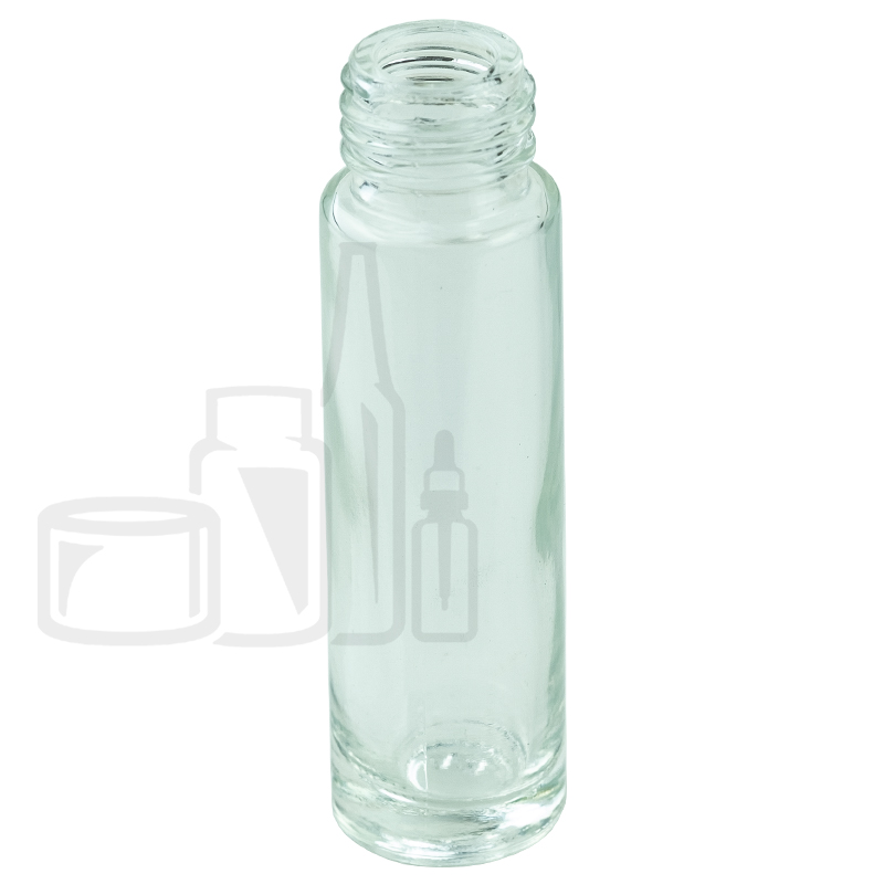 10ml CLEAR Glass Roller Bottle (600/case)