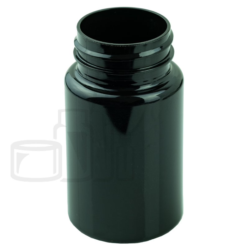 75cc Dark Amber PET Plastic Packer Bottle 38-400(600/case)