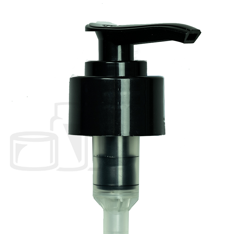Lotion Pump - 28/410 - Black - Smooth - 8 8/8