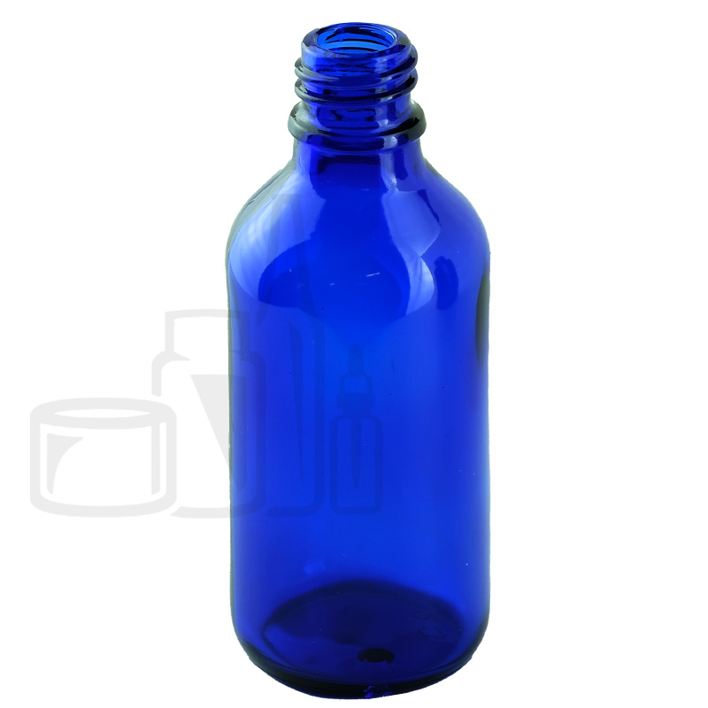 60ml Cobalt Blue Glass Euro Round Bottle 18-415(230/cs)