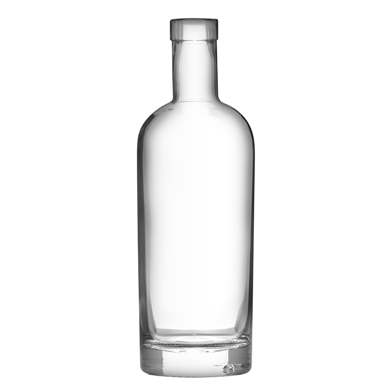 750ml Clear Dakota Clear Glass Liquor Bottle (6/cs)