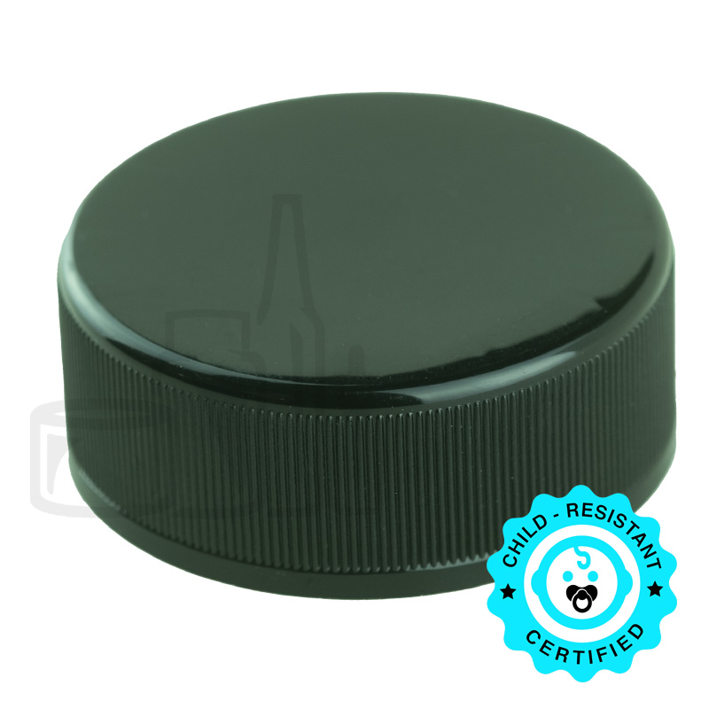 Black CRC (Child Resistant Closure) Cap 38-400 PS22 Pressure Liner(1768/cs)