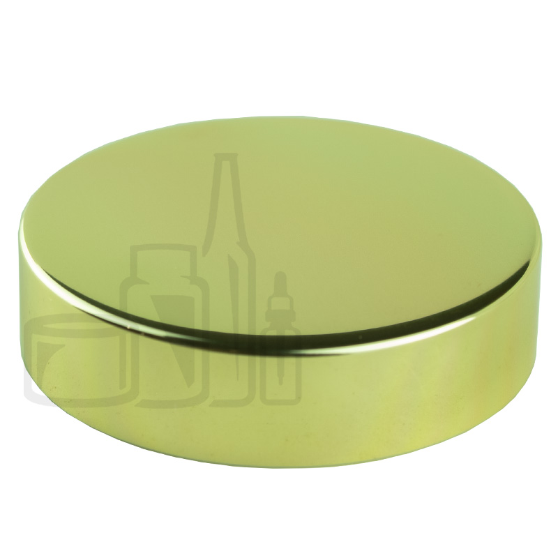 Shiny Gold Metal Overshell 58-400 Lid with foam liner(1272/cs)