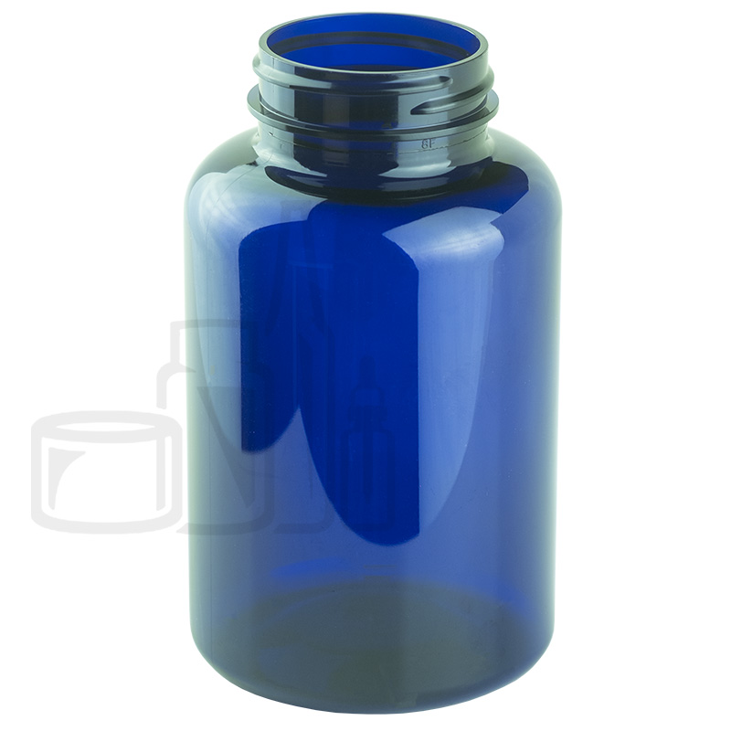300cc Blue PET Plastic Packer Bottle 45-400(240/case)