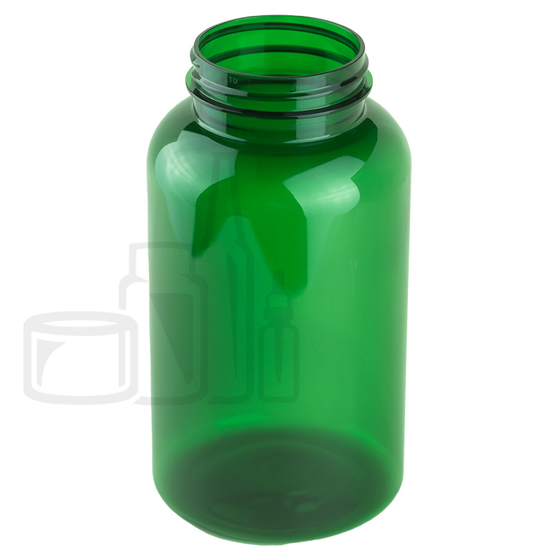 500cc Green PET Plastic Packer Bottle 53-400(140/case)