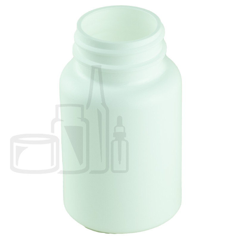 120cc White HDPE Plastic Packer Bottle 38-400 Neck Finish(480/cs)