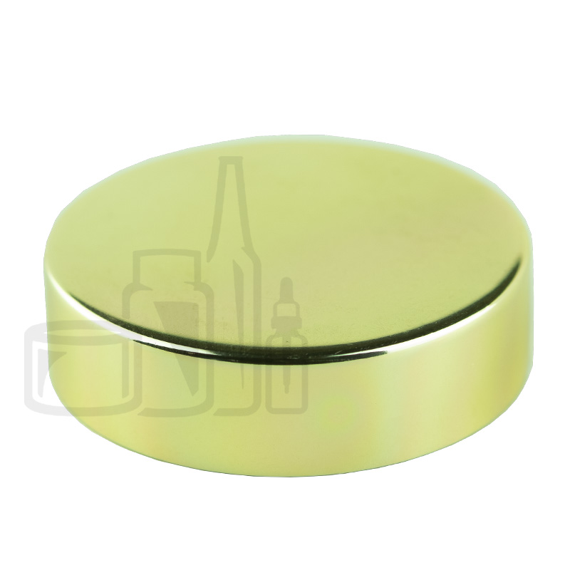 Shiny Gold Metal Overshell 53-400 Lid with foam liner(1428/cs)