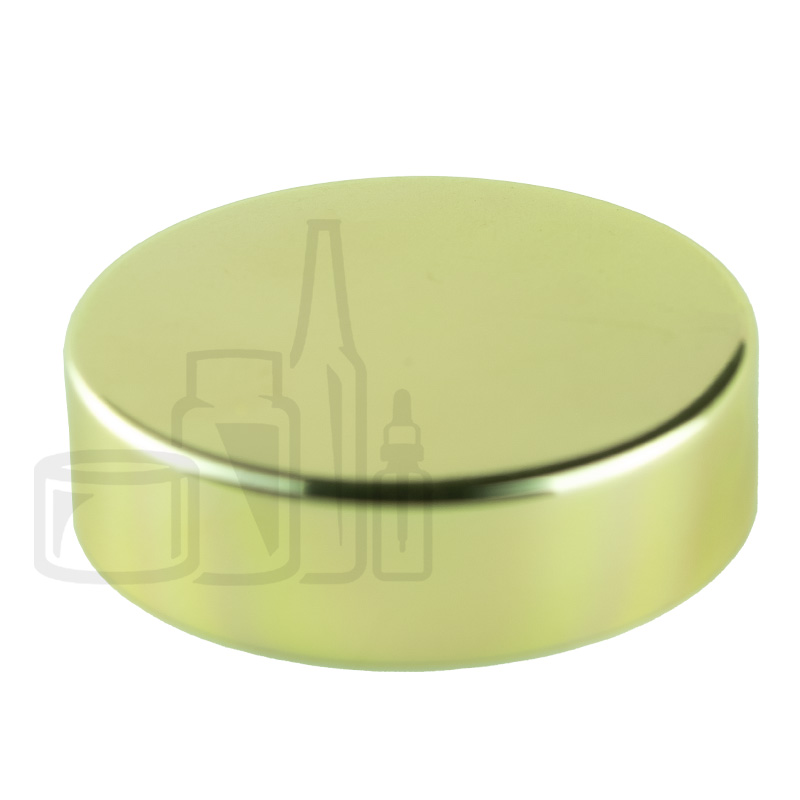 Shiny Gold Metal Overshell 48-400 Lid with foam liner(1440/cs)
