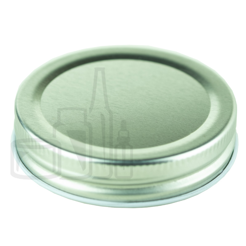 Silver Metal Lid 70-400 with standard plastisol liner(1140/case)