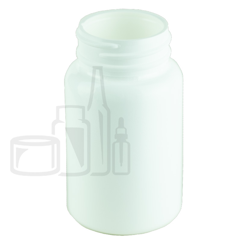 100cc White HDPE Plastic Packer Bottle with 38-400 Neck Finish(650/case)