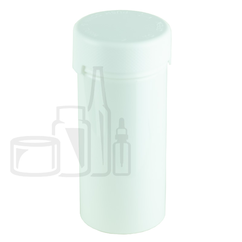 6oz PET Plastic Aviator Series by Chubby Gorilla TE/CRC White w/Solid White Cap - 300/case