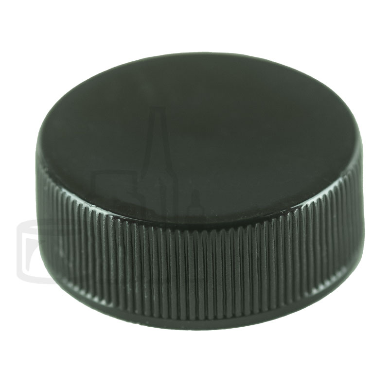 Black Ribbed CT Closure 28-410 with A01 Printed SFYP - 5000/case