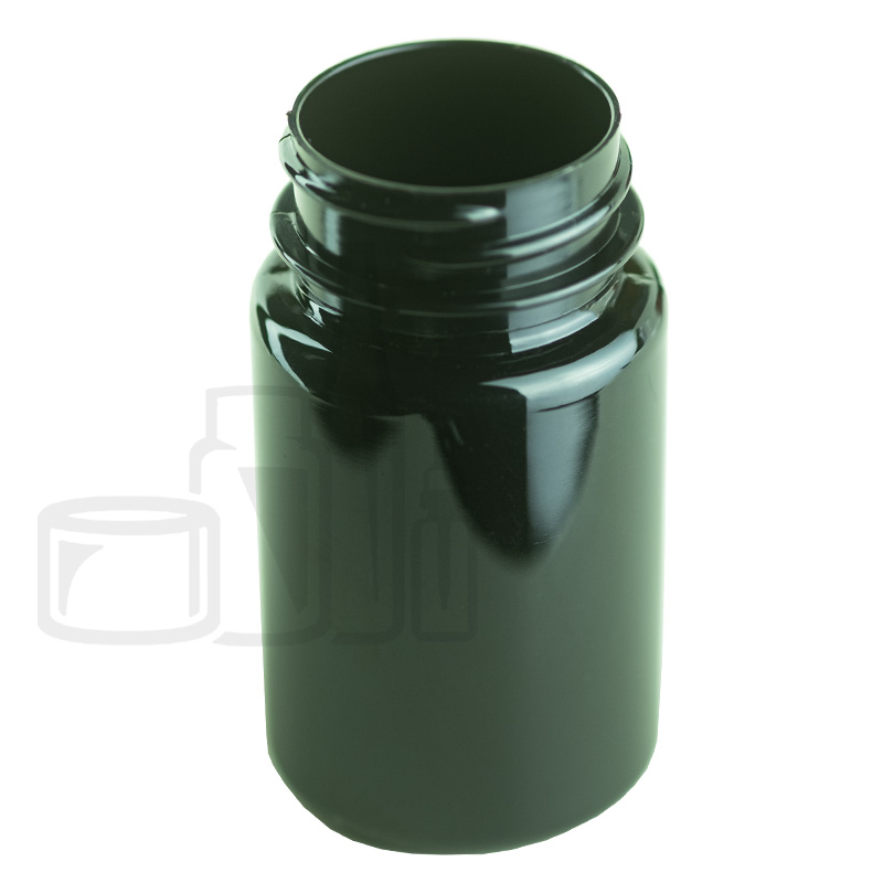 60cc Dark Amber PET Plastic Packer Bottle with 33-400 Neck Finish (900/case)