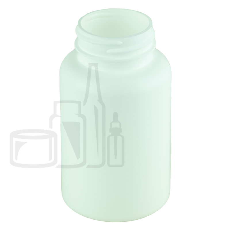 150cc White HDPE Plastic Packer Bottle 38-400 Neck Finish