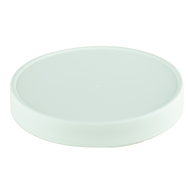 110-400 White Ribbed PP Plastic Continuous Thread Lined Closure - FS5-10/C1S.008 PL Liner (216/case)