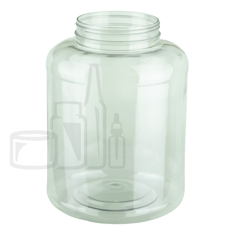 2 Gallon (256oz) Clear PET Plastic Jar - 120/400 (30/layer)