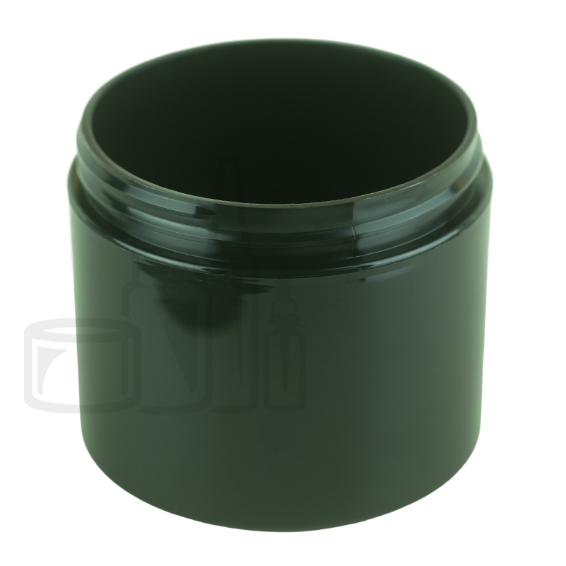4oz Black PP Double Wall Straight Base Jar with 70-400 Neck Finish (240/case)