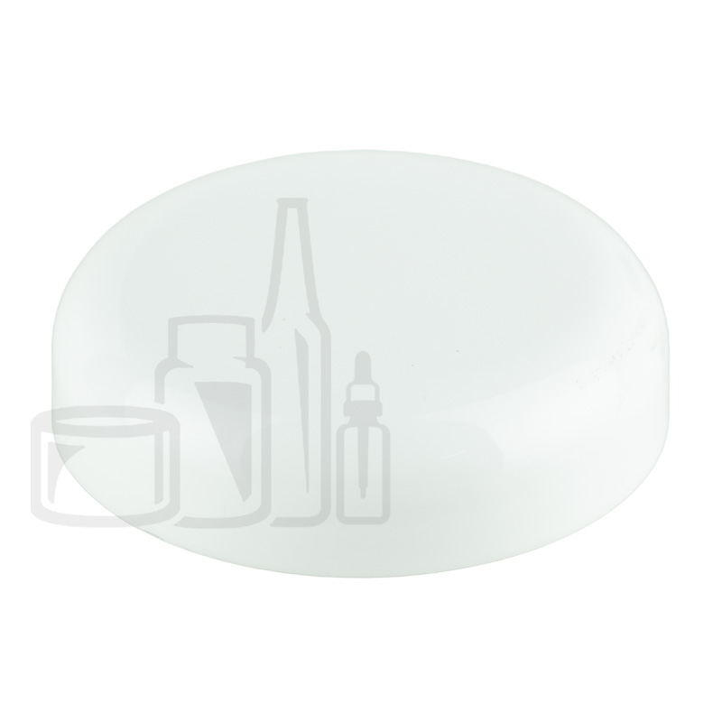 White Smooth CT Dome Style Closure 58-400 MRLN04.20 Heat Seal Liner Red SFYP (1100/cs)