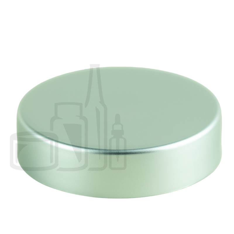 Stock matte silver cap for 30ml glass jar