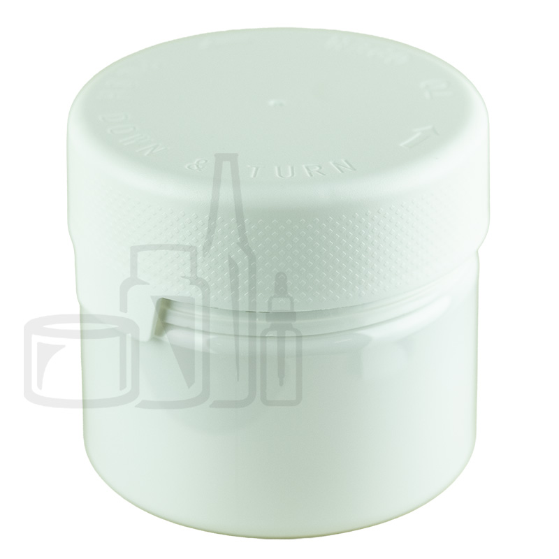 10oz PET Plastic Aviator Series by Chubby Gorilla TE/CRC Solid White/White Cap - 80/case